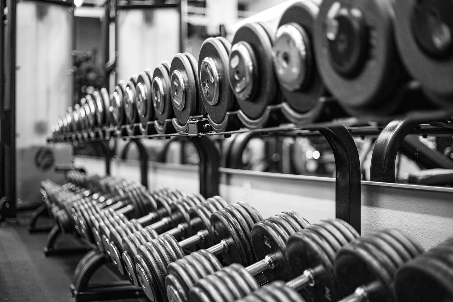 Image of dumbell rack